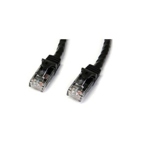 STARTECH 5M CAT6 ETHERNET CABLE BLACK 650MHZ 100W SNAGLESS PATCH CORD, LTW