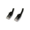 STARTECH 5M CAT6 ETHERNET CABLE BLACK 650MHZ 100W SNAGLESS PATCH CORD, LTW