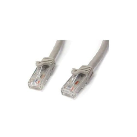 STARTECH CAT6 ETHERNET CABLE 5M GREY 650MHZ 100W SNAGLESS PATCH CORD LTW