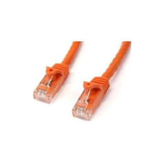 STARTECH CAT6 ETHERNET CABLE 5M ORANGE 650MHZ 100W SNAGLESS PATCH CORD LTW