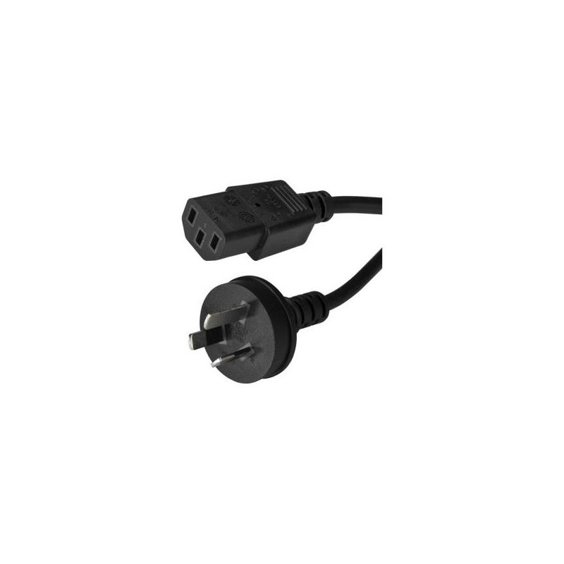 STARTECH 1M 3 FT POWER SUPPLY CORD - AS/NZS 3112 TO C13 LTW