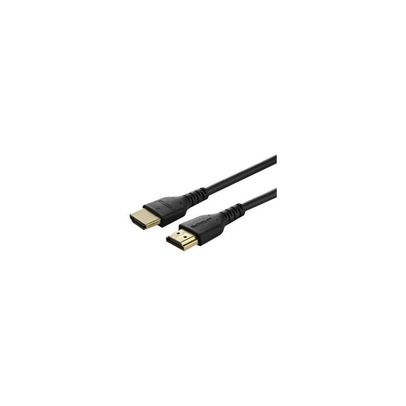 STARTECH 1M HIGH SPEED HDMI 2.0 CABLE, M/M, 4K 60HZ, ETHERNET, RUGGED, BLACK, LTW
