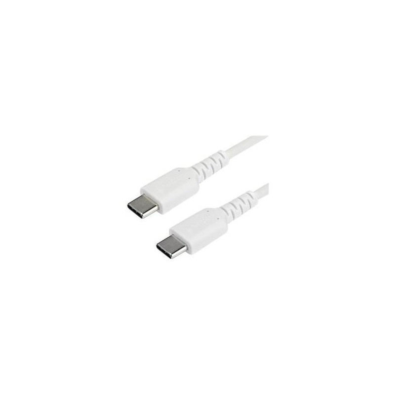 STARTECH 1M USB-C 2.0 CABLE, DURABLE, 60W PASSTHROUGH, WHITE, LTW