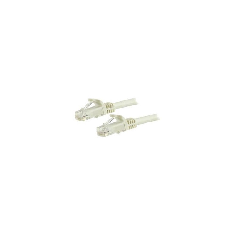 STARTECH 7.5M CAT6 CABLE, RJ45 PATCH CORD, SNAGLESS, 650MHz 100W, WHITE, LTW