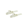 STARTECH 7.5M CAT6 CABLE, RJ45 PATCH CORD, SNAGLESS, 650MHz 100W, WHITE, LTW