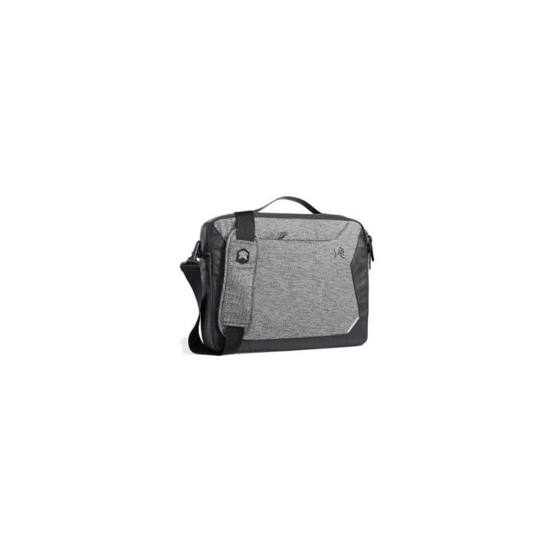 STM (MYTH BRIEF) LAPTOP SHOULDERBAG, FITS UP TO 15'', GRANITE BLACK , 3YR WTY