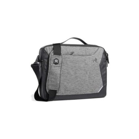 STM (MYTH BRIEF) LAPTOP SHOULDERBAG, FITS UP TO 15'', GRANITE BLACK , 3YR WTY