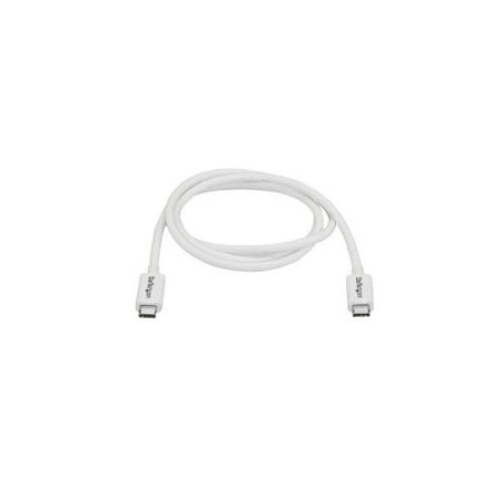 STARTECH 1M T/BOLT3 CABLE, 20GBPS, 100W PD, WHITE, 2YR