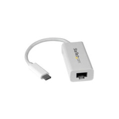STARTECH USB-C 3.0 TO GbE ADAPTER, TB3 COMPATIBLE, WHITE, 2YR