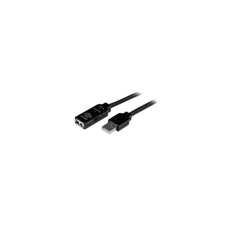 STARTECH 20M USB2.0 A TO A EXTENSION CABLE, M/F, BLAC K, LED, LTW