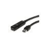 STARTECH 5M USB 3.0 A TO A EXTENSION CABLE, M/F, BLACK, LED, LTW