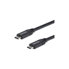 STARTECH 3M USB-C 2.0 CABLE, 5A PD, TB 3 COMPATIBLE, BLACK, 2YR