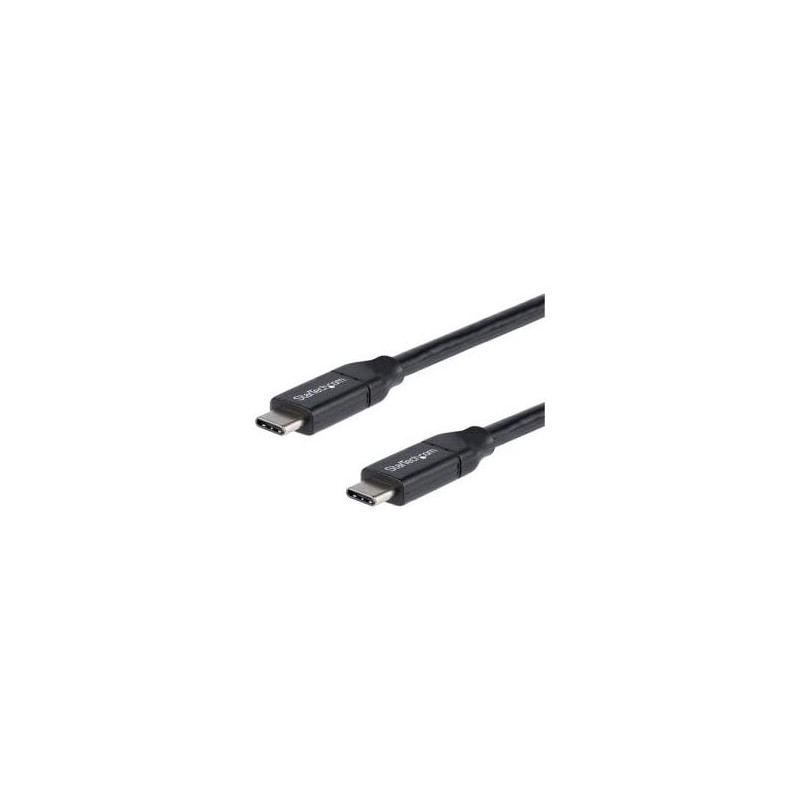 STARTECH 3M USB-C 2.0 CABLE, 5A PD, TB 3 COMPATIBLE, BLACK, 2YR