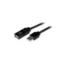 STARTECH 20M USB2.0 A TO A EXTENSION CABLE, M/F, BLAC K, LED, LTW