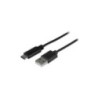 STARTECH 1M USB2.0 TO USB-C 2.0 CABLE, TB 3 COMPATIBLE, BLACK, LTW