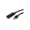 STARTECH 5M USB 3.0 A TO A EXTENSION CABLE, M/F, BLACK, LED, LTW