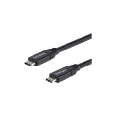 STARTECH 3M USB-C 2.0 CABLE, 5A PD, TB 3 COMPATIBLE, BLACK, 2YR
