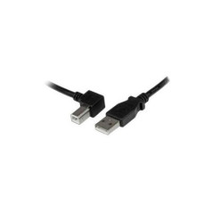 STARTECH 1M USB2.0 A TO MICRO USB2.0 B CABLE, M/M, LEFT ANGLE, LTW