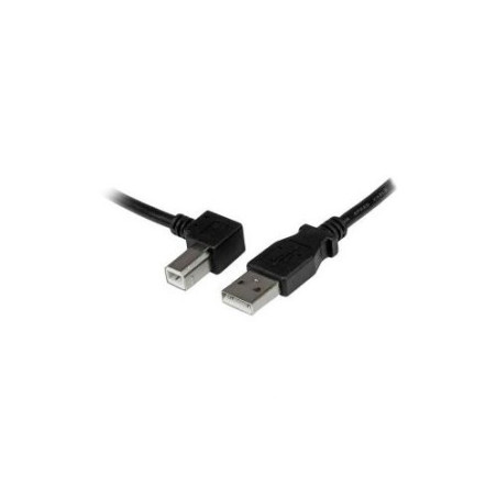 STARTECH 1M USB2.0 A TO MICRO USB2.0 B CABLE, M/M, LEFT ANGLE, LTW