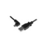 STARTECH 2M USB2.0 A TO MICRO USB2.0 B, M/M, LEFT ANGLE, LTW