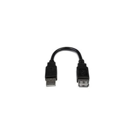 STARTECH 0.15M USB2.0 A TOA EXTENSION CABLE, M/F, BLACK, LTW