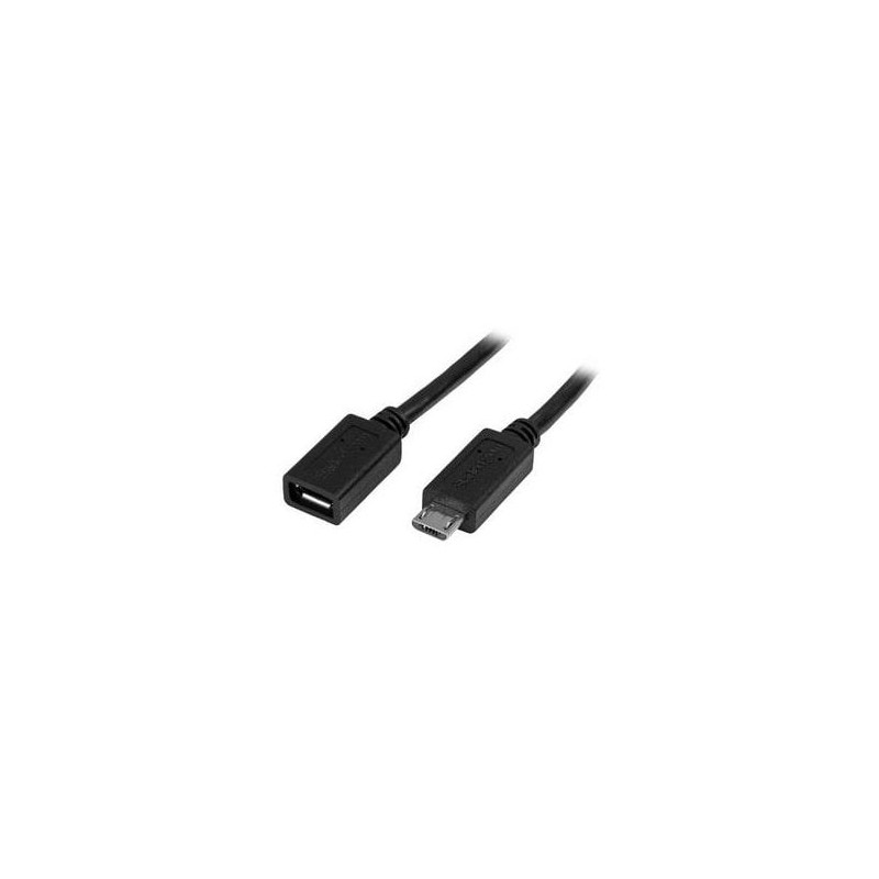 STARTECH 0.5M MICRO USB2.0 B TO MICRO USB2.0 B CABLE, M/F, LTW