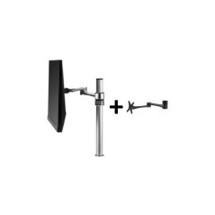 ATDEC DUAL DISPLAY MONITOR ARM BLACK