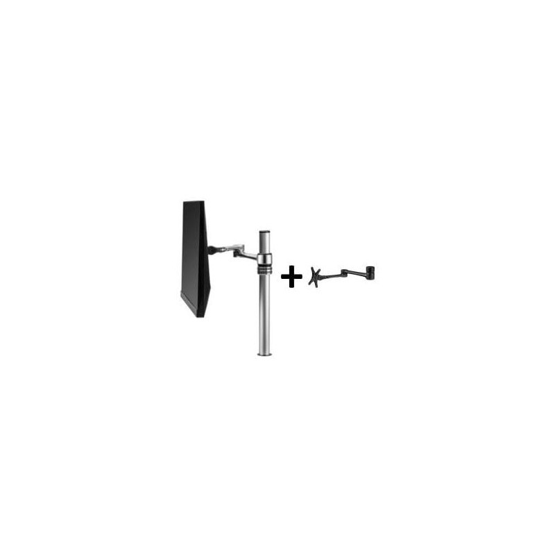 ATDEC DUAL DISPLAY MONITOR ARM BLACK