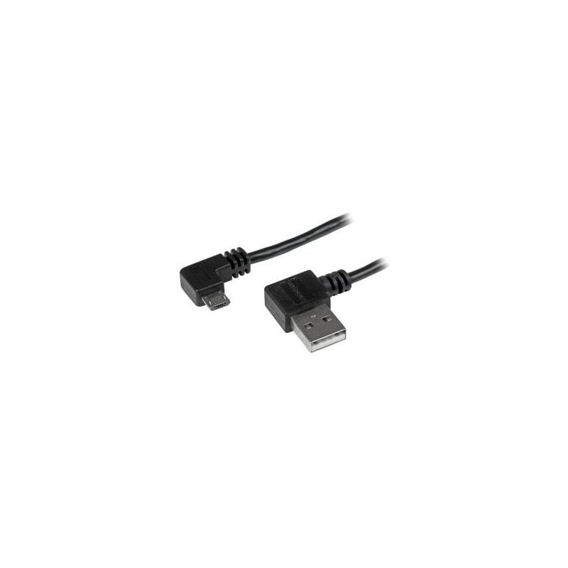 2m 6 ft Right Angle Micro-USB Cable