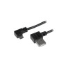2m 6 ft Right Angle Micro-USB Cable