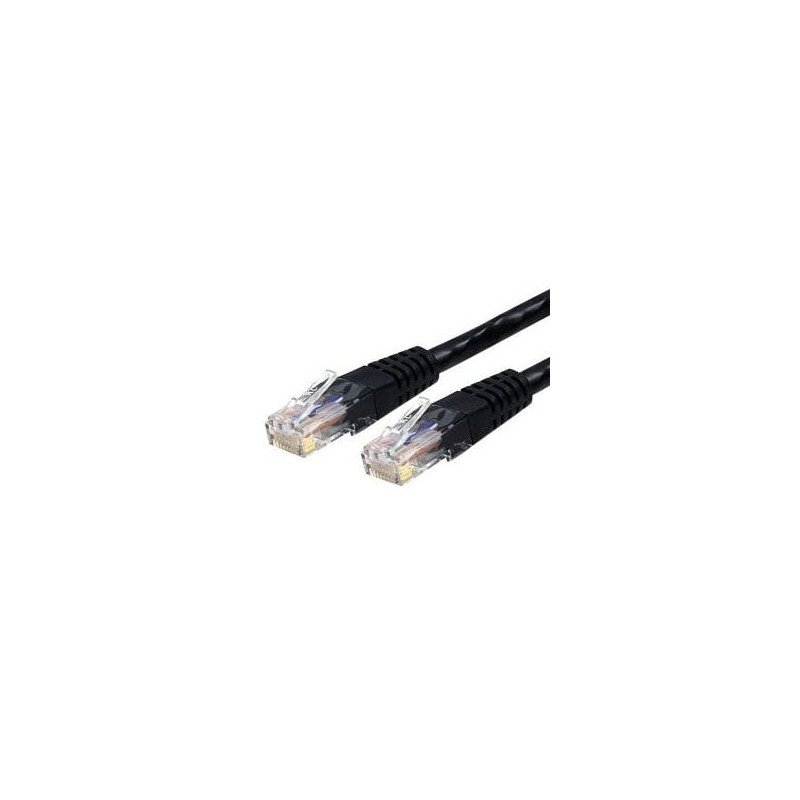 15 FT BLACK MOLDED CAT6 UTP PATCH CABLE