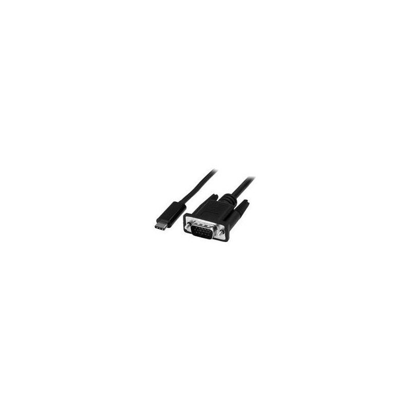 STARTECH 2M USB-C TO VGA CABLE, 1080P, 3YR