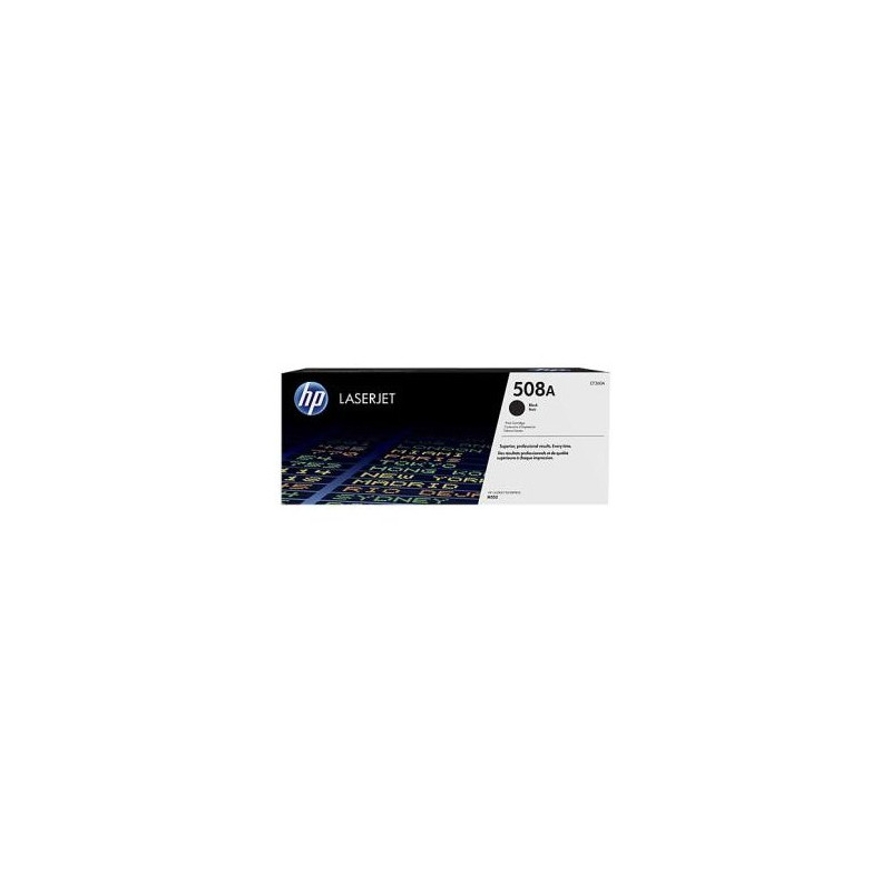 HP 508A BLACK TONER CARTRIDGE (CF360A) - FOR M552, M553, M577 SERIES - APPROX 6K YIELD