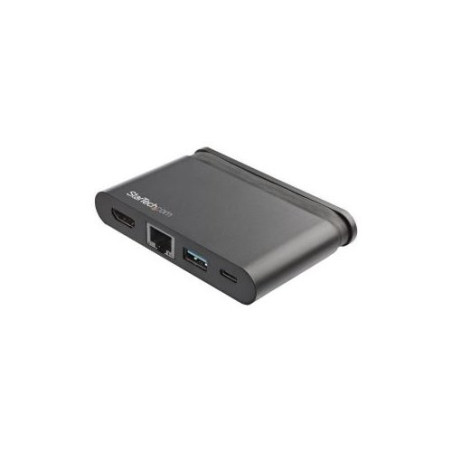 STARTECH USB-C (T/BOLT3) MULTIPORT ADAPTER, 4K, HDMI, USB, RJ45, SINGLE DISPLAY, 92W, 3YR