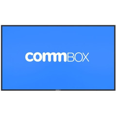 CommBox (CBDI0143) Intelligent Display 43" 4K UHD Display, WiFi, LAN, Hdmi, DP, Vga, Wall Bracket, 5Yr Wty
