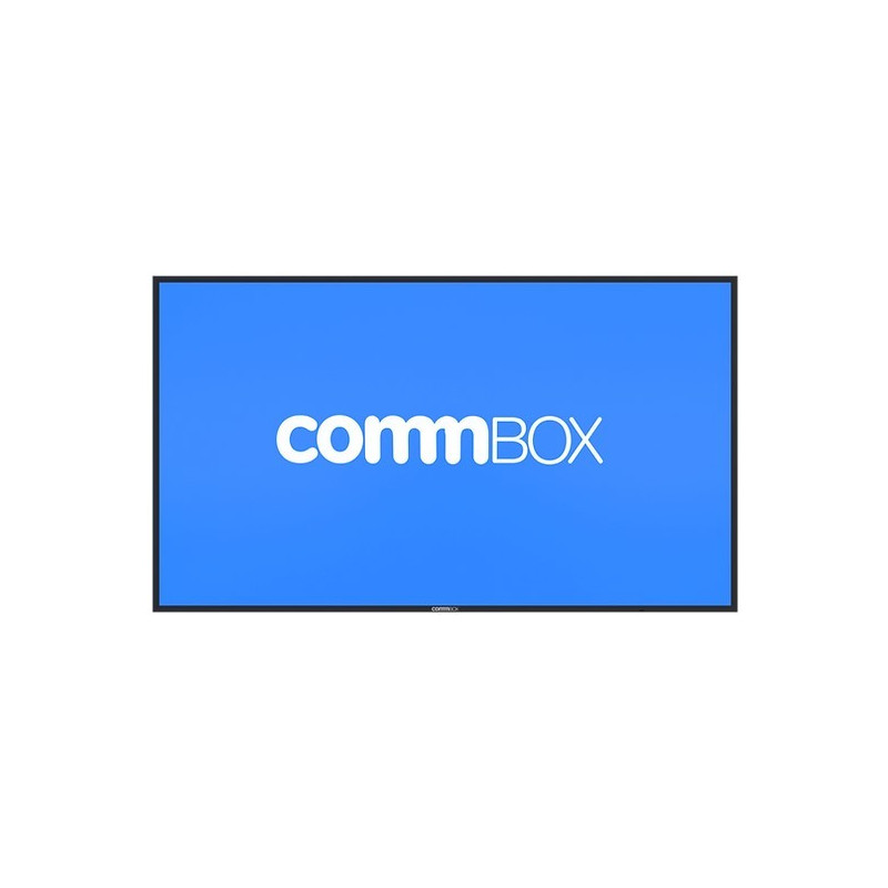 CommBox (CBDI0143) Intelligent Display 43" 4K UHD Display, WiFi, LAN, Hdmi, DP, Vga, Wall Bracket, 5Yr Wty