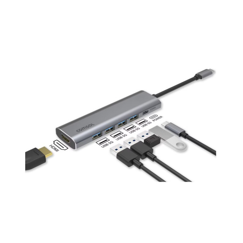 USB-C to 4K HDMI Multi-Port Adapter