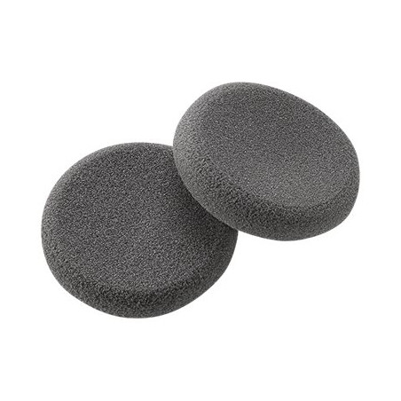 PLANTRONICS SPARE EAR CUSHION (QTY 2), FOAM, BLACK - PRACTICA/SUPRA/ENCORE - SOH ONLY
