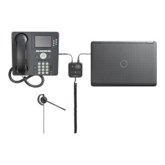 HP POLY ENCOREPRO HW530 OTE CORDED MONO HEADSET,NOISE CANCELLING QUICK DISCONNECT