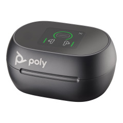 HP POLY VOYAGER FREE 60+ UC WITH TOUCHSCREEN CHARGE CASE, BT700C, BLACK,USB-C