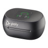 HP POLY VOYAGER FREE 60+ UC WITH TOUCHSCREEN CHARGE CASE, BT700C, BLACK,USB-C