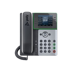 HP POLY EDGE E320 IP PHONE, NOISEBLOCK AI AND ACOUSTIC FENCE, USB-C, BLUETOOTH COMPATIBLE