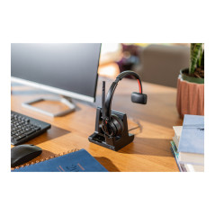 HP POLY SAVI S8210 OTH WIRELESS UC MONO DECT HEADSET,D200 DONGLE,PC, USB-A
