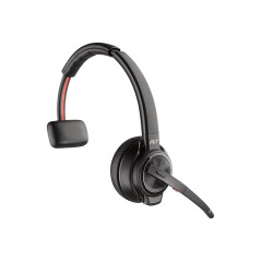 HP POLY SAVI S8210 OTH WIRELESS UC MONO DECT HEADSET,D200 DONGLE,PC, USB-A