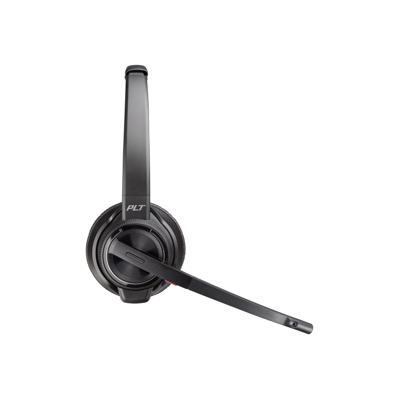 HP POLY SAVI OFFICE W8220 OTH WIRELESS MS STEREO DECT HEADSET,PC/DESKPHONE/MOB, USB-A