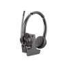 HP POLY SAVI OFFICE W8220 OTH WIRELESS MS STEREO DECT HEADSET,PC/DESKPHONE/MOB, USB-A