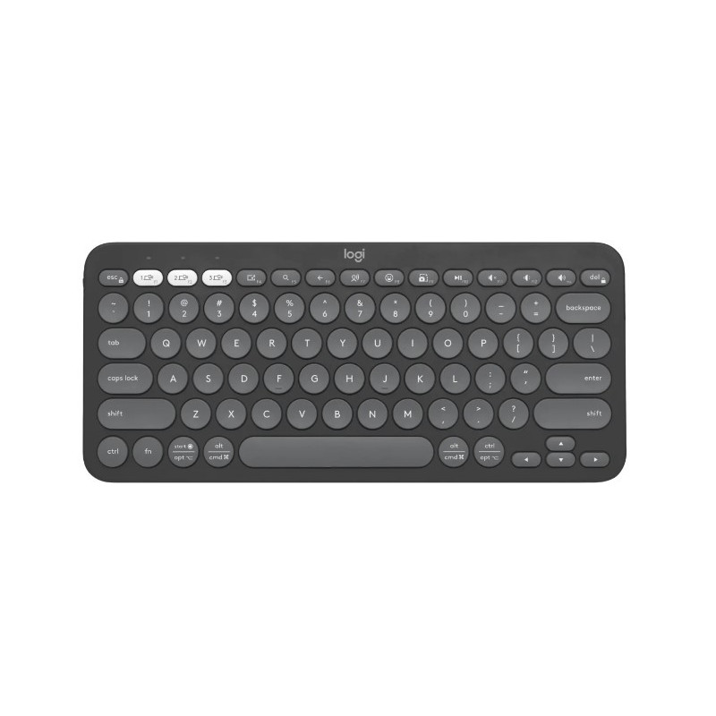 LOGITECH PEBBLE KEYS 2 K380S KEYBOARD,MULTI DEVICE,BLUETOOTHLE, TONAL WHITE, 1YR WTY