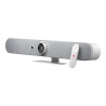 LOGITECH RALLY BAR MINI ALL IN ONE 4K ULTRA HD VIDEO BAR,BUILTIN SPKR &MIC,WHITE-2YR WTY