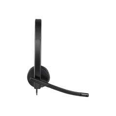 LOGITECH H570E WIRED USB STEREO HEADSET, NOISE & ECHO CANCELLING, 2YR WTY