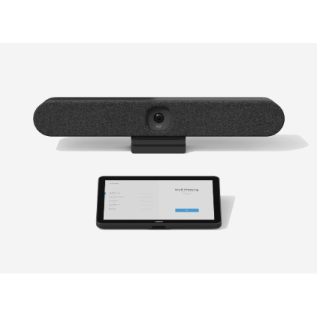 LOGITECH TAP IP AND RALLY BAR HUDDLE, COLLABOS,ANDROID, ZOOM, TEAMS READY,GRAPHITE, 2YR WT